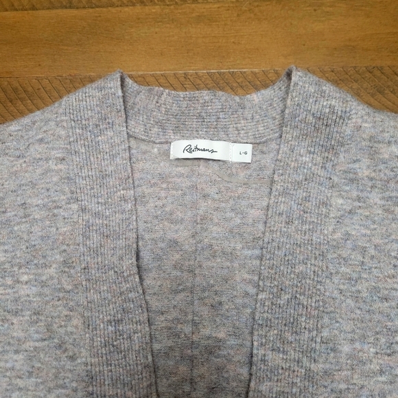 Reitmans Open front, loose fit sweater, size large - Picture 2 of 5